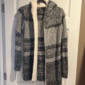 Cozy Hooded Knit Cardigan